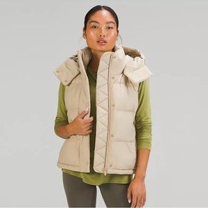 Lululemon wunder puffer vest oversized vest